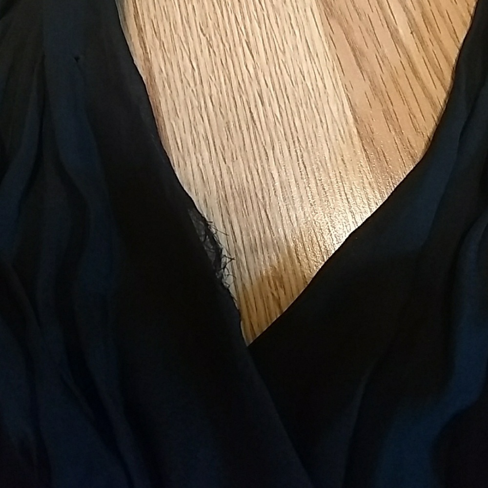 WHBM Chiffon Halter LBD - Picture 7 of 7